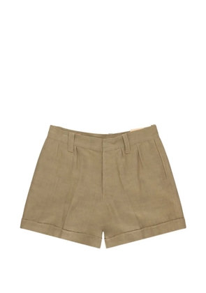 Fortela Bedford pleated shorts - Neutrals