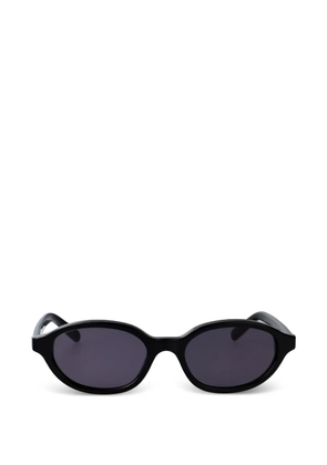 MM6 Maison Margiela oval-frame lunettes 2 sunglasses - Black