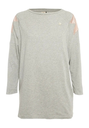 Elisabetta Franchi star-patch T-shirt - Grey