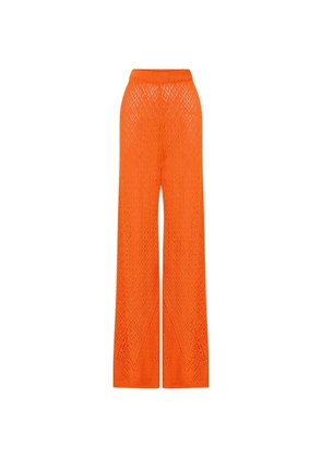 Camilla wide flare trousers - Orange