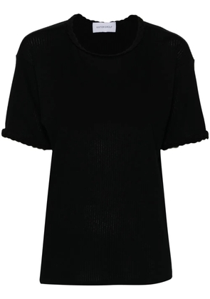 Viktor & Rolf braid-detail cotton T-shirt - Black