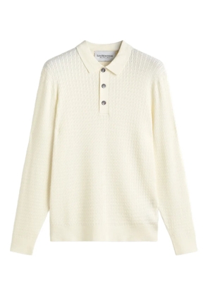 LES HÉRITIERS textured polo shirt - Neutrals