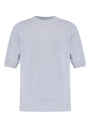 Eleventy short-sleeve knitted T-shirt - Grey