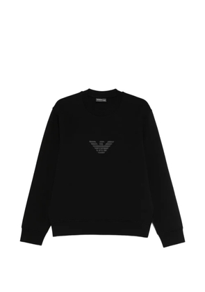 Emporio Armani logo-detail sweatshirt - Black