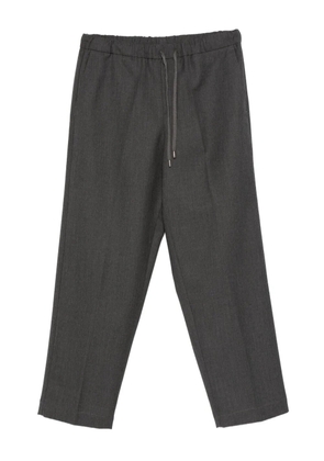 Costumein drawstring-waist wool trousers - Grey