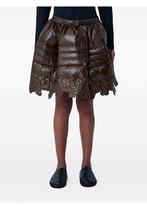 The North Face x Cecilie Bahnsen Elena quilted mini skirt - Brown