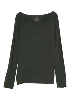 Majestic Filatures boat-neck long-sleeve top - Green