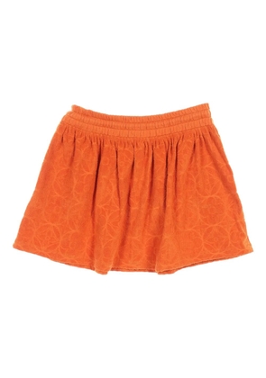 Louis Vuitton Pre-Owned 2020s monogram flower mini skirt - Orange