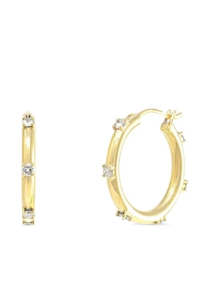 Jenna Blake 18K yellow gold Polka Dot diamond earrings