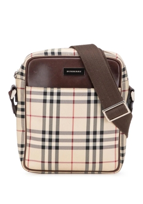 Burberry Pre-Owned 2000-2017 House Check Canvas crossbody bag - Brown