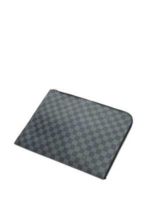 Louis Vuitton Pre-Owned 2015 GM Jour Damier Graphite pouch - Black