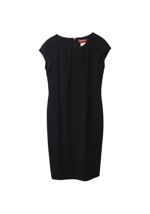 Max Mara crew-neck mini dress - Black