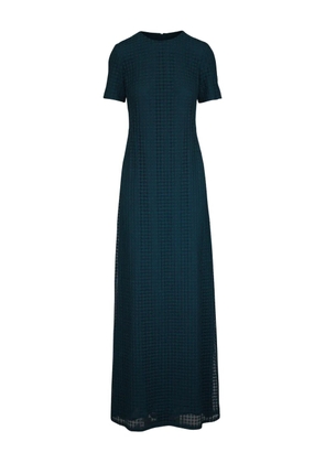 Akris short-sleeve maxi dress - Green
