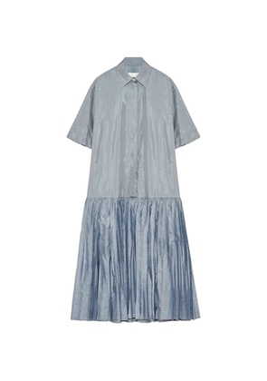 Jil Sander pleated dress - Blue