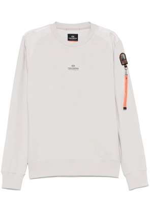 Parajumpers logo-patch sweatshirt - Grey
