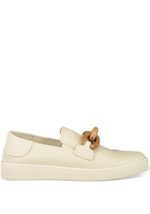 Pedro Garcia detail loafers - Neutrals