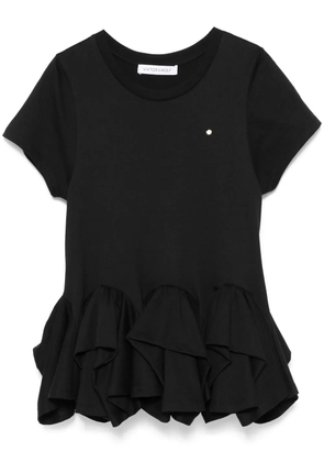 Viktor & Rolf peplum-hem T-shirt - Black