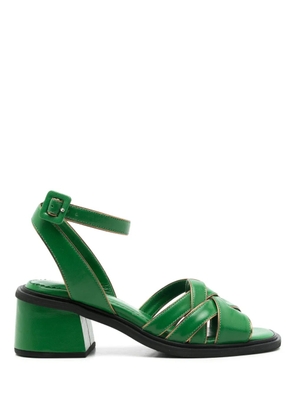 Sarah Chofakian Giverny 45mm leather sandals - Green