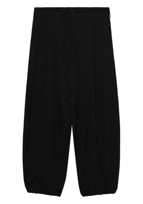 Yohji Yamamoto wool trousers - Black
