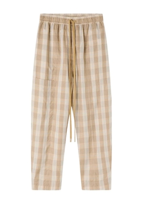 Lee Mathews Lyle checked trousers - Neutrals