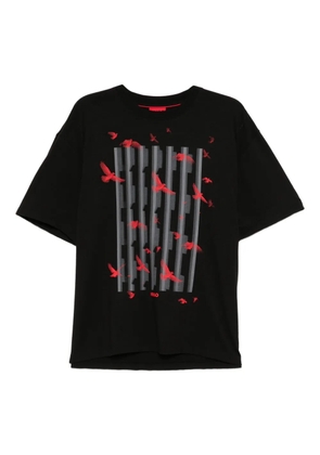 HUGO graphic-printed T-shirt - Black