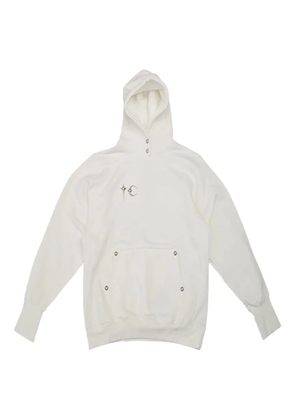 THUG CLUB Armor graphic-details hoodie - White