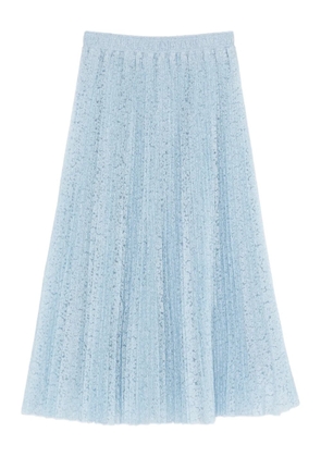 Ermanno Scervino pleated midi skirt - Blue