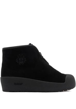 Bally crest zip curling boots - Black