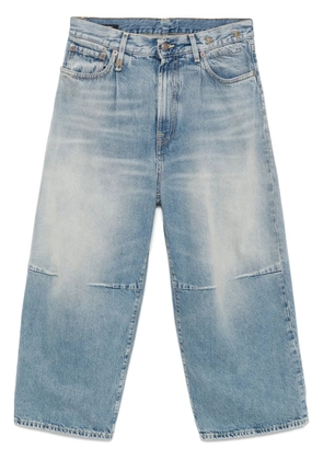 R13 wide-leg cropped jeans - Blue