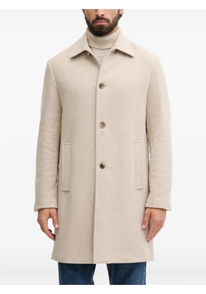 Benetton button herringbone coat - Neutrals
