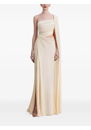 Gemy Maalouf cut-out draped dress - Neutrals