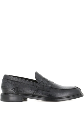 Tassinari textured leather loafers - Black