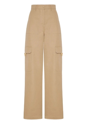 Valentino Garavani canvas cargo trousers - Neutrals