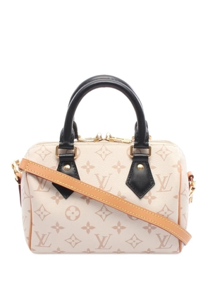 Louis Vuitton Pre-Owned 2021-2025 Monogram Dune Speedy Bandouliere 20 satchel - White