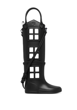 Pabepabe boot-design shoulder bag - Black