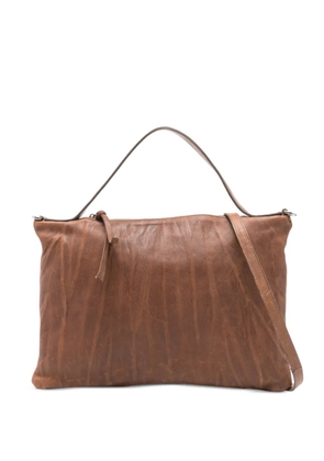 SOMMET Lexis zip-fastening tote bag - Brown