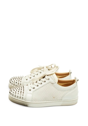 Christian Louboutin Pre-Owned Spikes sneakers - White