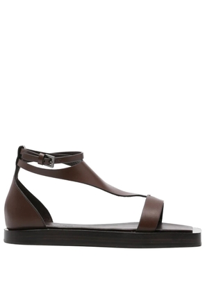 Max Mara leather sandals - Brown