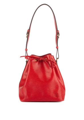 Louis Vuitton Pre-Owned 1990s monogram embossed leather bucket bag - Red
