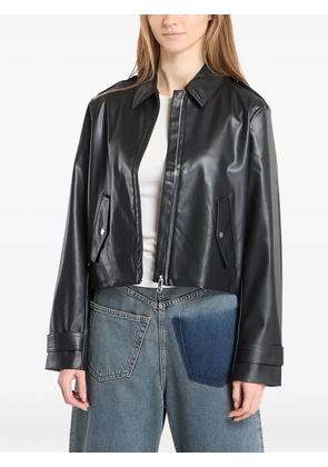 Calvin Klein polo-collar zip-fastening jacket - Black