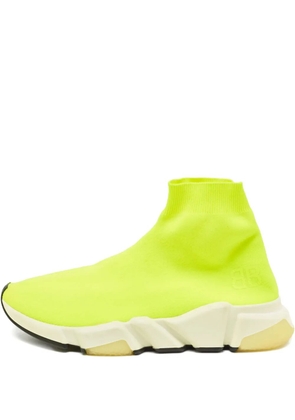 Balenciaga Pre-Owned Speed sock knit sneakers - Yellow