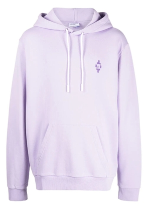 COUNTY OF MILAN graphic-print cotton hoodie - Purple