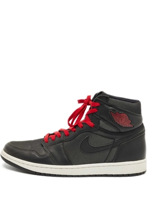 Jordan 1 Retro High OG leather high-top sneakers - Black
