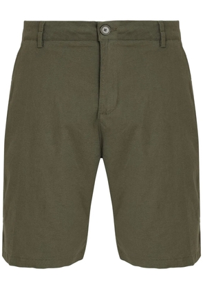 Osklen linen tailored shorts - Green
