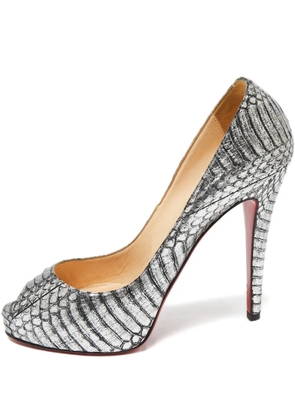 Christian Louboutin Pre-Owned 120mm New Very Prive pumps - Grey