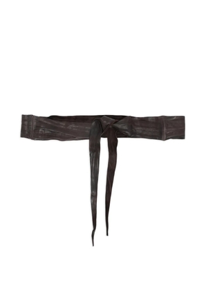 SOMMET leather belt - Brown
