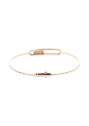 Messika 2010's Move diamond pink gold bangle bracelet