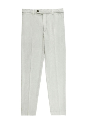 slowear corduroy texture tapered trousers - Grey