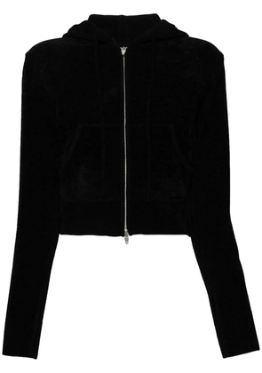 Juun.J zip up hoodie - Black