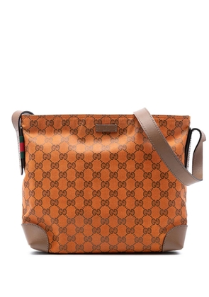 Gucci Pre-Owned 2000-2015 GG Canvas Web crossbody bag - Orange